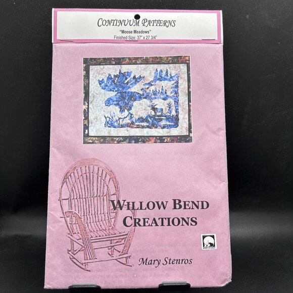 Continuum Patterns Willow Bend Creations “Moose Meadows” Quilt Patten *NEW* - Picture 1 of 4